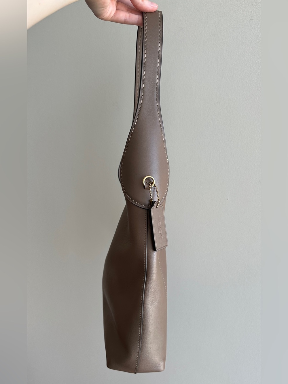 Coach Brooklyn Shoulder Bag 28, Brass/Soft Maple, NWOT - Picture 7 of 13